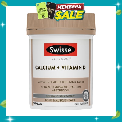 SWISSE Ultiboost Calcium + Vitamin D Tablet 90s image