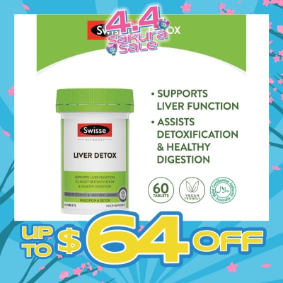 SWISSE - Ultiboost Liver Detox 60 Tablets