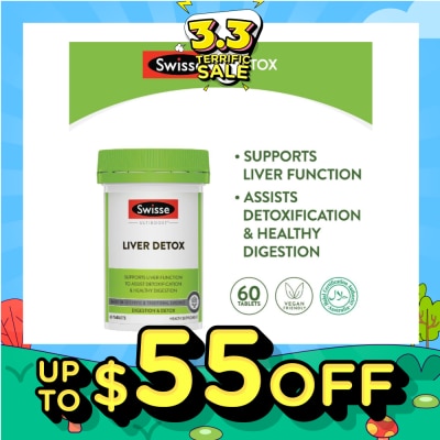 SWISSE Ultiboost Liver Detox 60 Tablets