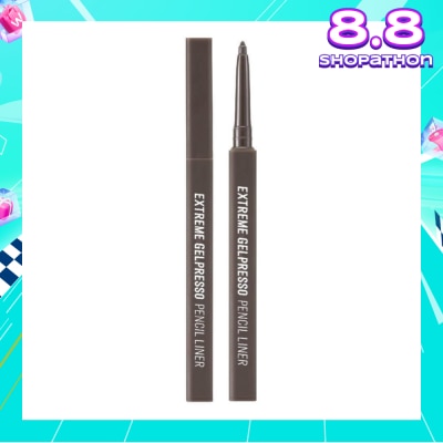 CLIO Extreme Gelpresso Pencil Liner 004 Gray Brown 3.5g
