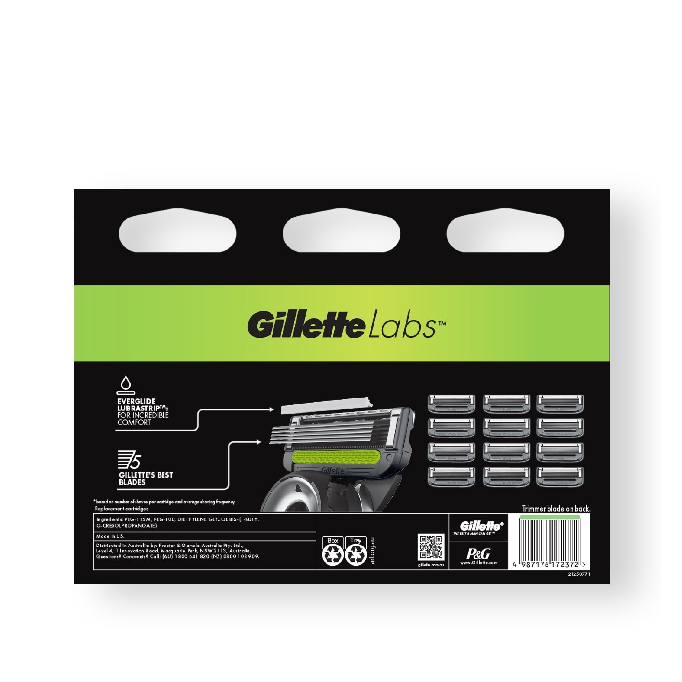 Labs Razor Blade Cartridge Refills 12s