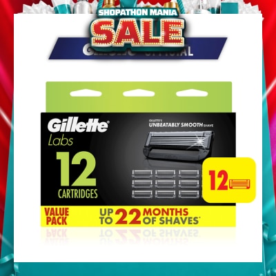 GILLETTE - Labs Razor Blade Cartridge Refills 12s