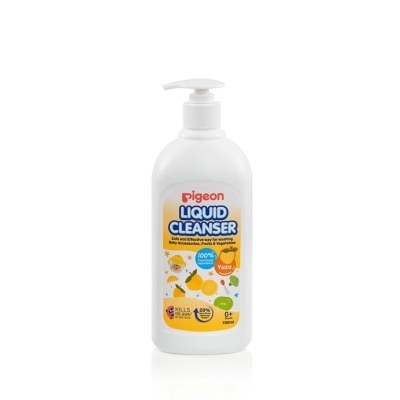 PIGEON Liquid Cleanser Yuzu (Kills 99.99% Bacteria + Suitable Use for 0+ Month onwards) 700ml