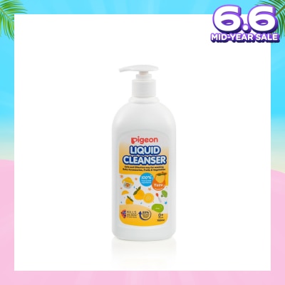 PIGEON Liquid Cleanser Yuzu (Kills 99.99% Bacteria + Suitable Use for 0+ Month onwards) 700ml
