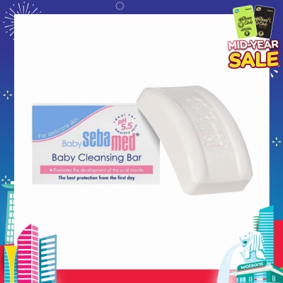SEBAMED Baby Cleansing Bar (100% Soap & Alkaki-Free) 100g