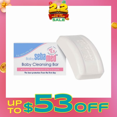 SEBAMED Baby Cleansing Bar (100% Soap & Alkaki-Free) 100g