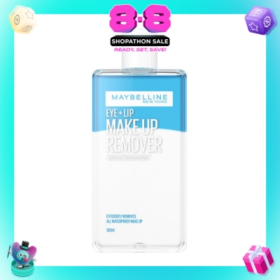 MAYBELLINE - Jumbo Lip and Eye Makeup Remover 150ml