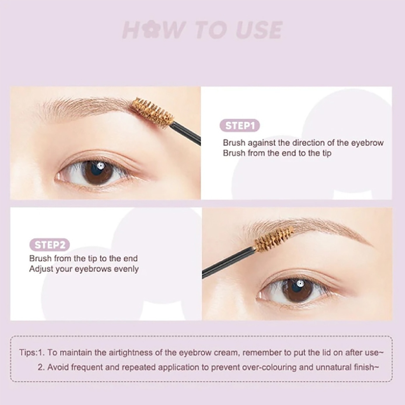 Eyebrow Mascara #01 Soft Brown 2.5g