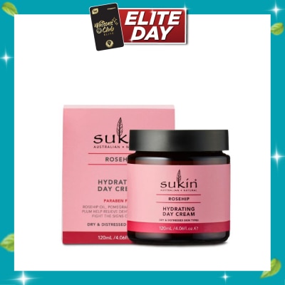 SUKIN Hydrating Day Cream Rosehip 120g image