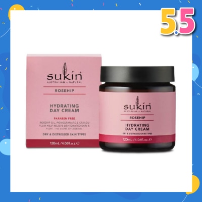 SUKIN Hydrating Day Cream Rosehip 120g
