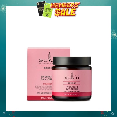 SUKIN - Hydrating Day Cream Rosehip 120g