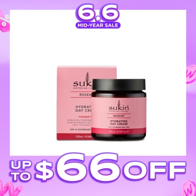 SUKIN - Hydrating Day Cream Rosehip 120g