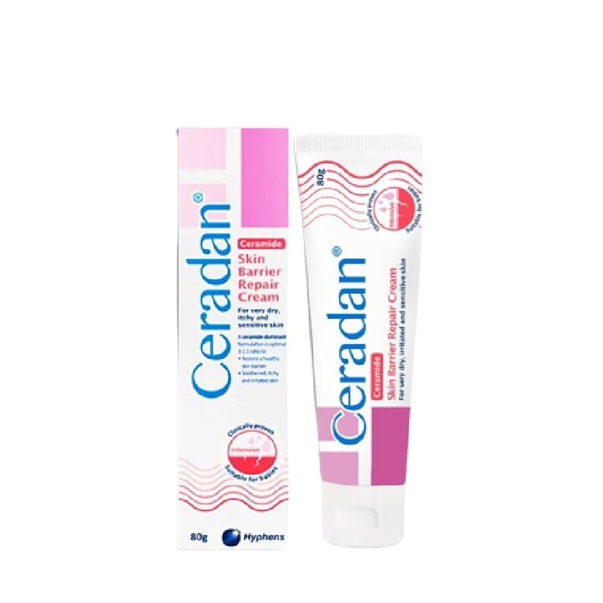 Skin Barrier Repair Cream (3:1:1 Ceramide-dominant Moisturizer + For Eczema-prone, Dry & Sensitive Skin) 80g