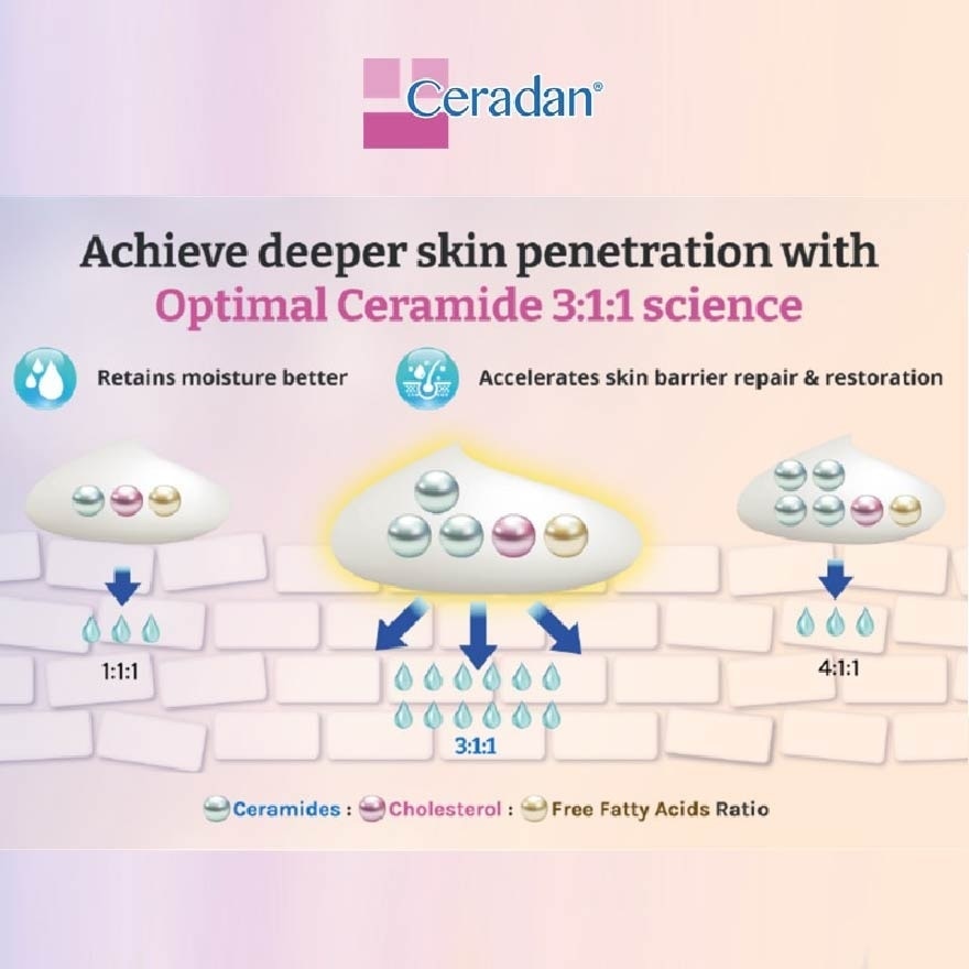 Skin Barrier Repair Cream (3:1:1 Ceramide-dominant Moisturizer + For Eczema-prone, Dry & Sensitive Skin) 80g