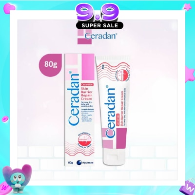 CERADAN - Skin Barrier Repair Cream (3:1:1 Ceramide-dominant Moisturizer + For Eczema-prone, Dry & Sensitive Skin) 80g image