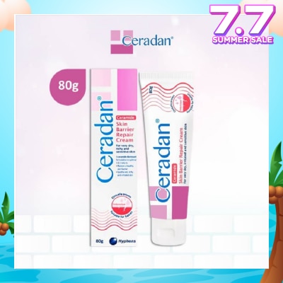 CERADAN Skin Barrier Repair Cream (3:1:1 Ceramide-dominant Moisturizer + For Eczema-prone, Dry & Sensitive Skin) 80g