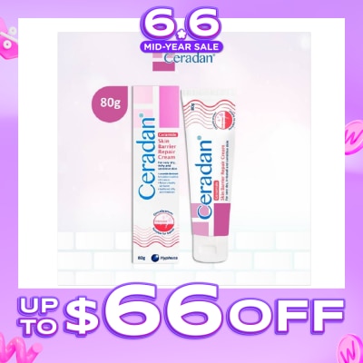 CERADAN - Skin Barrier Repair Cream (3:1:1 Ceramide-dominant Moisturizer + For Eczema-prone, Dry & Sensitive Skin) 80g