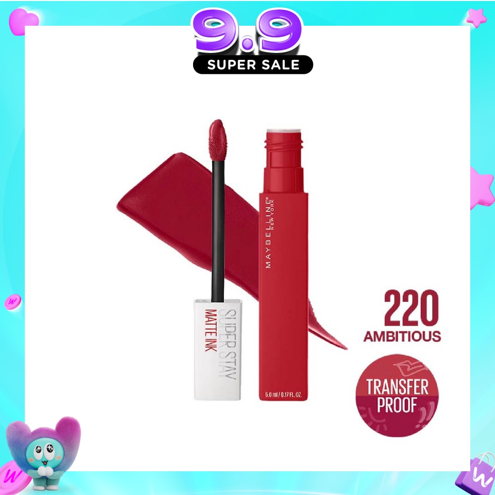 Superstay Matte Ink Long Lasting Liquid Lipstick 220 Ambitious 5ml image