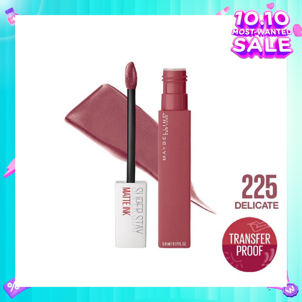 MAYBELLINE Superstay Matte Ink Long Lasting Liquid Lipstick 225 Delicate 5ml
