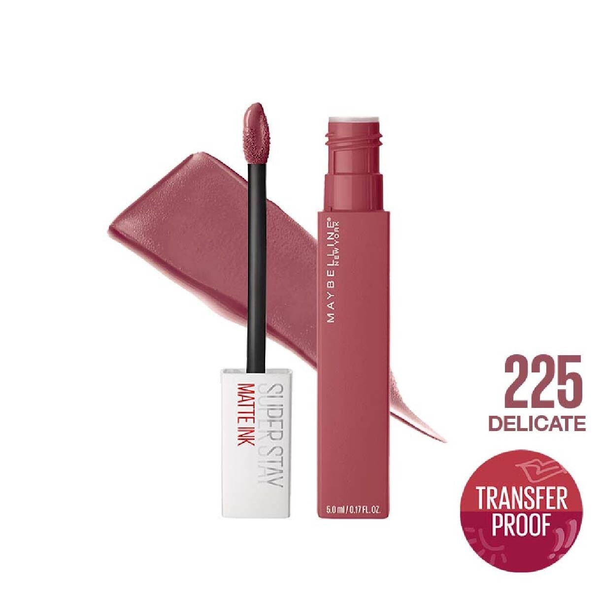 Superstay Matte Ink Long Lasting Liquid Lipstick 225 Delicate 5ml