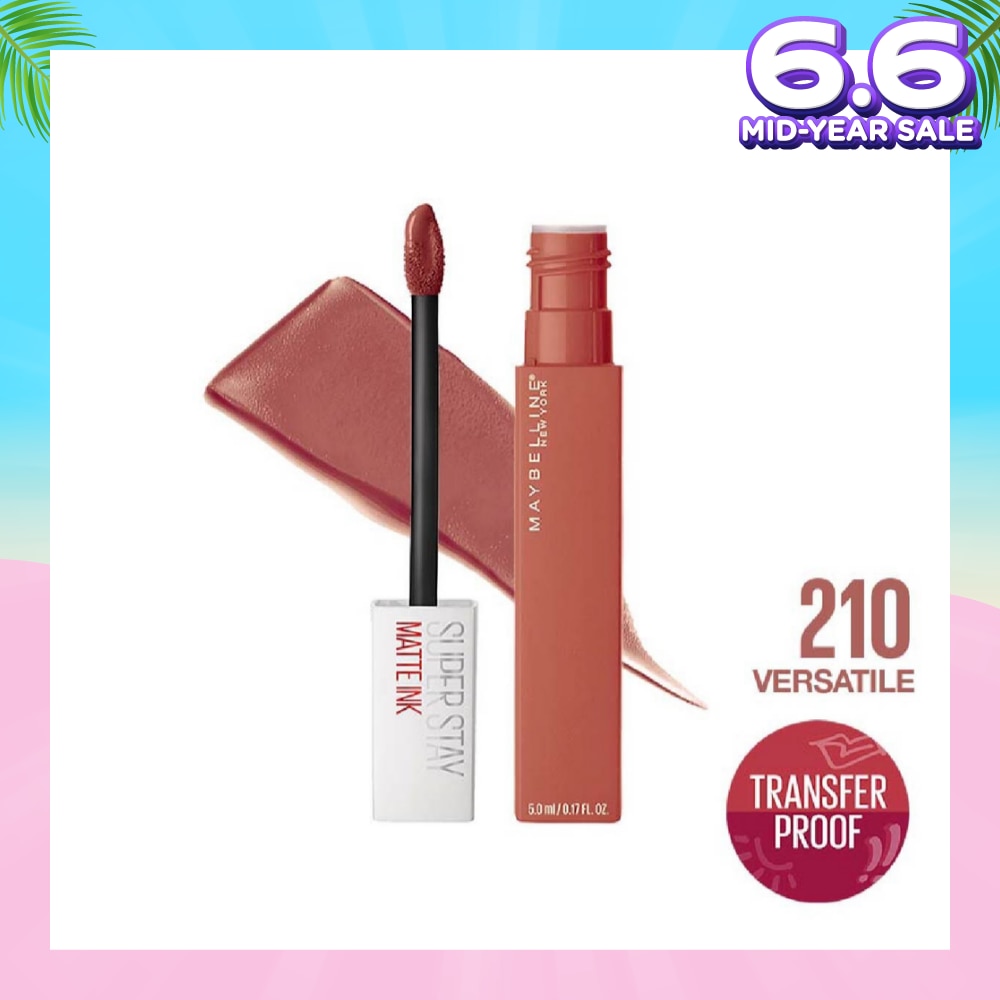 MAYBELLINE Superstay Matte Ink Long Lasting Liquid Lipstick 210 Versatile 5ml