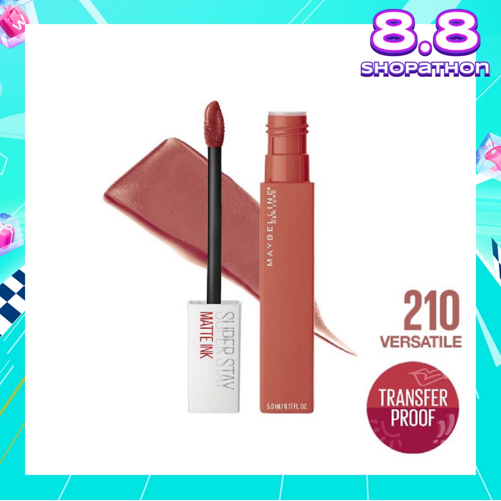 MAYBELLINE Superstay Matte Ink Long Lasting Liquid Lipstick 210 Versatile 5ml
