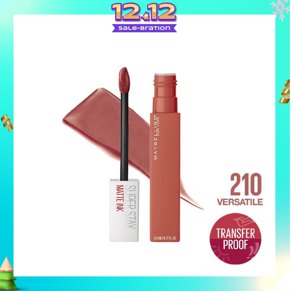 MAYBELLINE Superstay Matte Ink Long Lasting Liquid Lipstick 210 Versatile 5ml