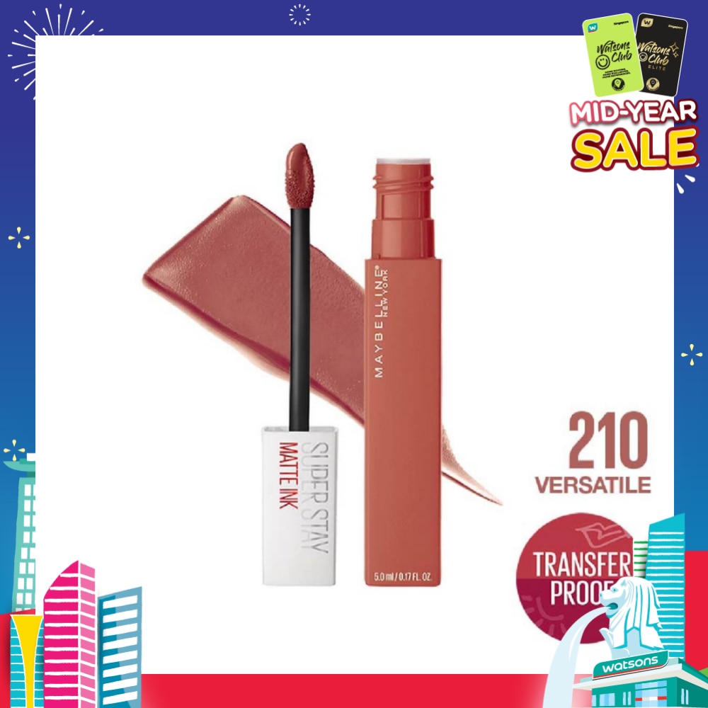Superstay Matte Ink Long Lasting Liquid Lipstick 210 Versatile 5ml