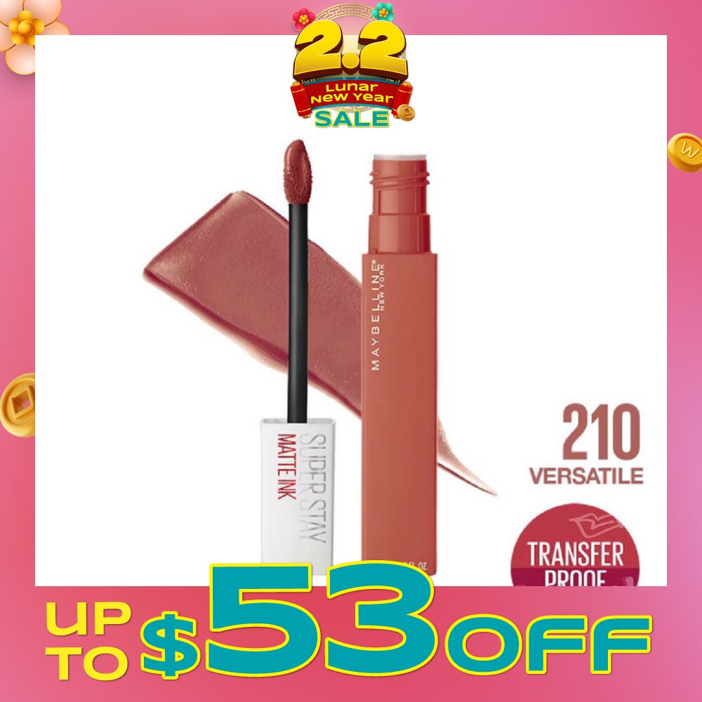 MAYBELLINE Superstay Matte Ink Long Lasting Liquid Lipstick 210 Versatile 5ml