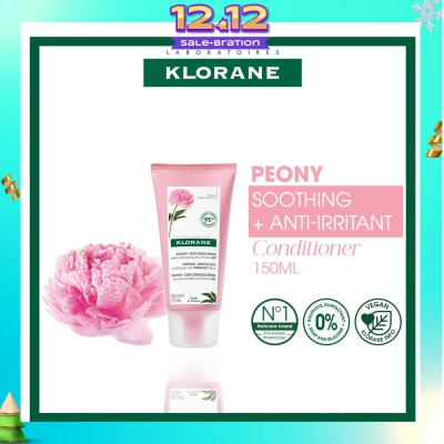 KLORANE Soothing + Anti-Irritant Peony Conditioner (For Sensitive Scalp Looking For Relief & Comfort) 150ml