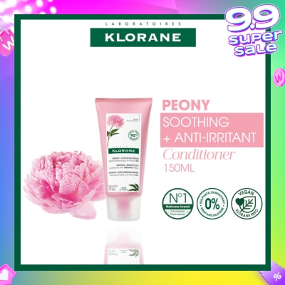 KLORANE Soothing + Anti-Irritant Peony Conditioner (For Sensitive Scalp Looking For Relief & Comfort) 150ml