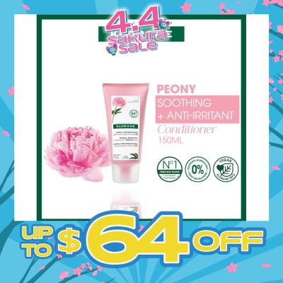 KLORANE - Soothing + Anti-Irritant Peony Conditioner (For Sensitive Scalp Looking For Relief & Comfort) 150ml
