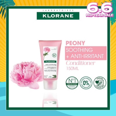 KLORANE Soothing + Anti-Irritant Peony Conditioner (For Sensitive Scalp Looking For Relief & Comfort) 150ml