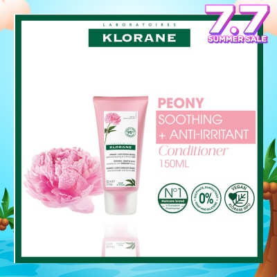 KLORANE Soothing + Anti-Irritant Peony Conditioner (For Sensitive Scalp Looking For Relief & Comfort) 150ml