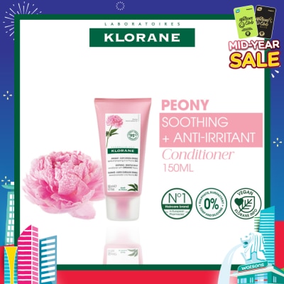 KLORANE Soothing + Anti-Irritant Peony Conditioner (For Sensitive Scalp Looking For Relief & Comfort) 150ml
