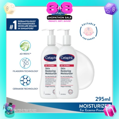 CETAPHIL - Pro AD Derma Body Moisturizer Twin Pack 2x295ml