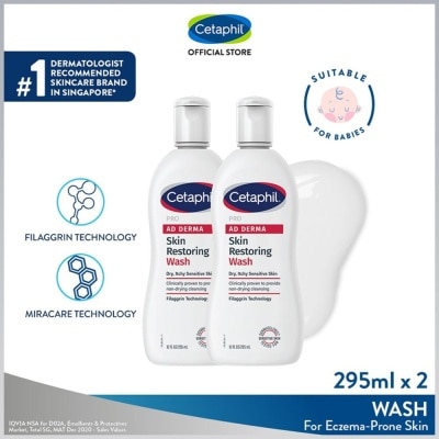 CETAPHIL - Pro AD Derma Body Wash Twin Pack 2x295ml