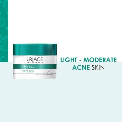 URIAGE Hyseac Pate SOS Paste Night Skincare (Suitable for Light Moderate Acne Skin) 15g