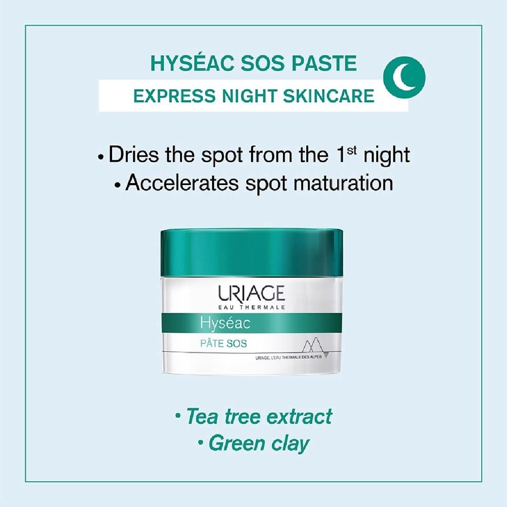 Hyseac Pate SOS Paste Night Skincare (Suitable for Light Moderate Acne Skin) 15g