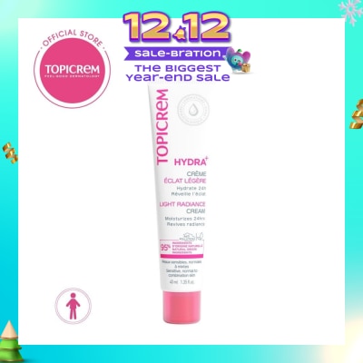 TOPICREM Hydra+ Light Radiance Cream (Up To 24 Hours of Hydration) 40ml