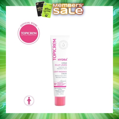 TOPICREM - Hydra+ Light Radiance Cream (Up To 24 Hours of Hydration) 40ml