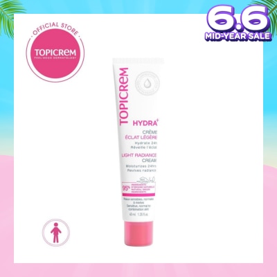 TOPICREM Hydra+ Light Radiance Cream (Up To 24 Hours of Hydration) 40ml