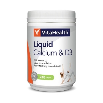 VITAHEALTH Knee Liquid Calcium & D3 240s