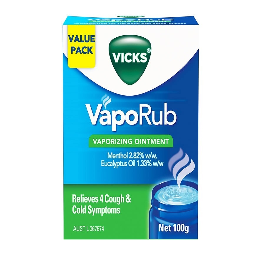 VapoRub Vaporizing Ointment (Relief from Cough & Cold Symptoms) 100g