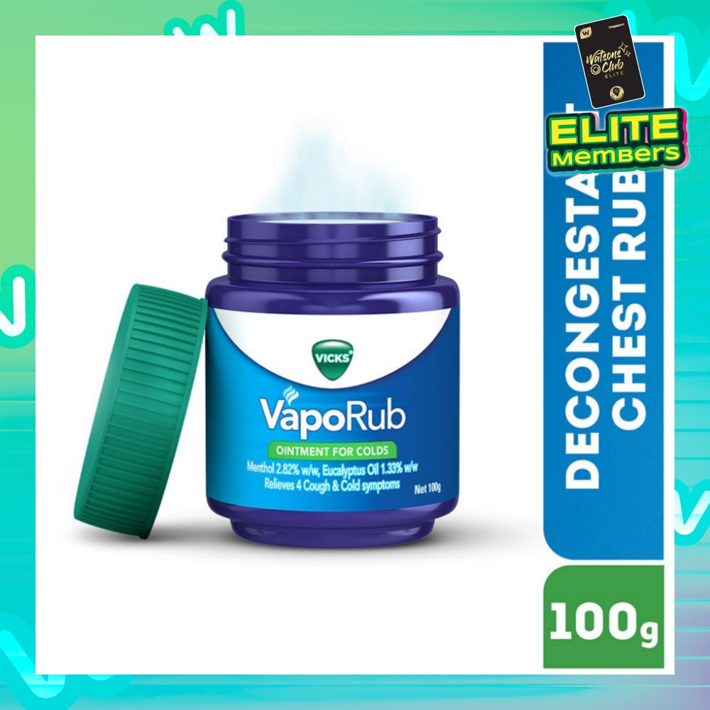 VapoRub Vaporizing Ointment (Relief from Cough & Cold Symptoms) 100g