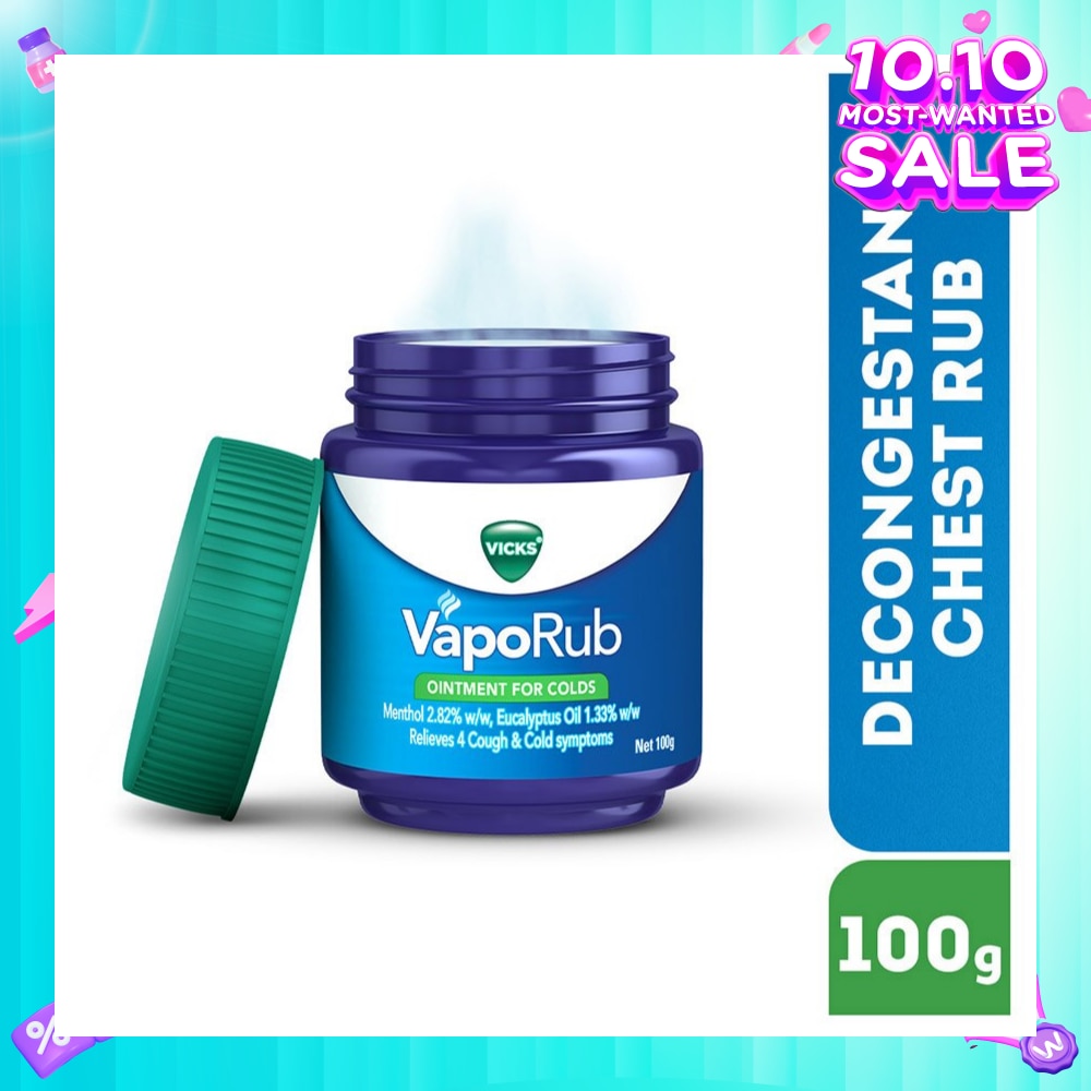VapoRub Vaporizing Ointment (Relief from Cough & Cold Symptoms) 100g