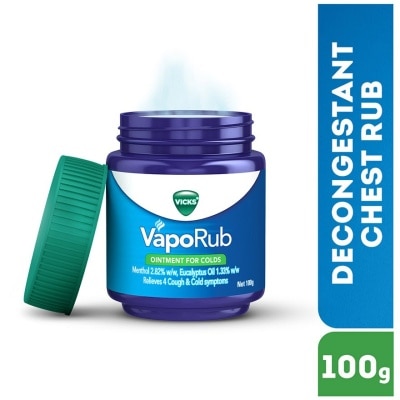 VICKS VapoRub Vaporizing Ointment (Relief from Cough & Cold Symptoms) 100g