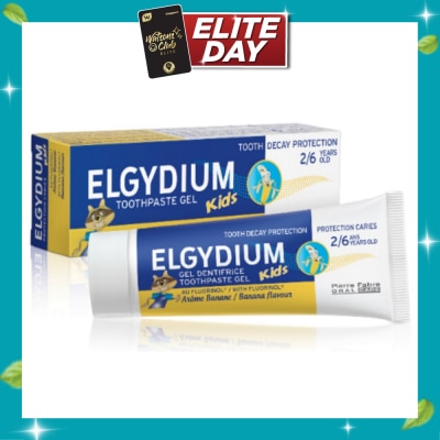 ELGYDIUM Kids Banana Toothpaste 50ml image