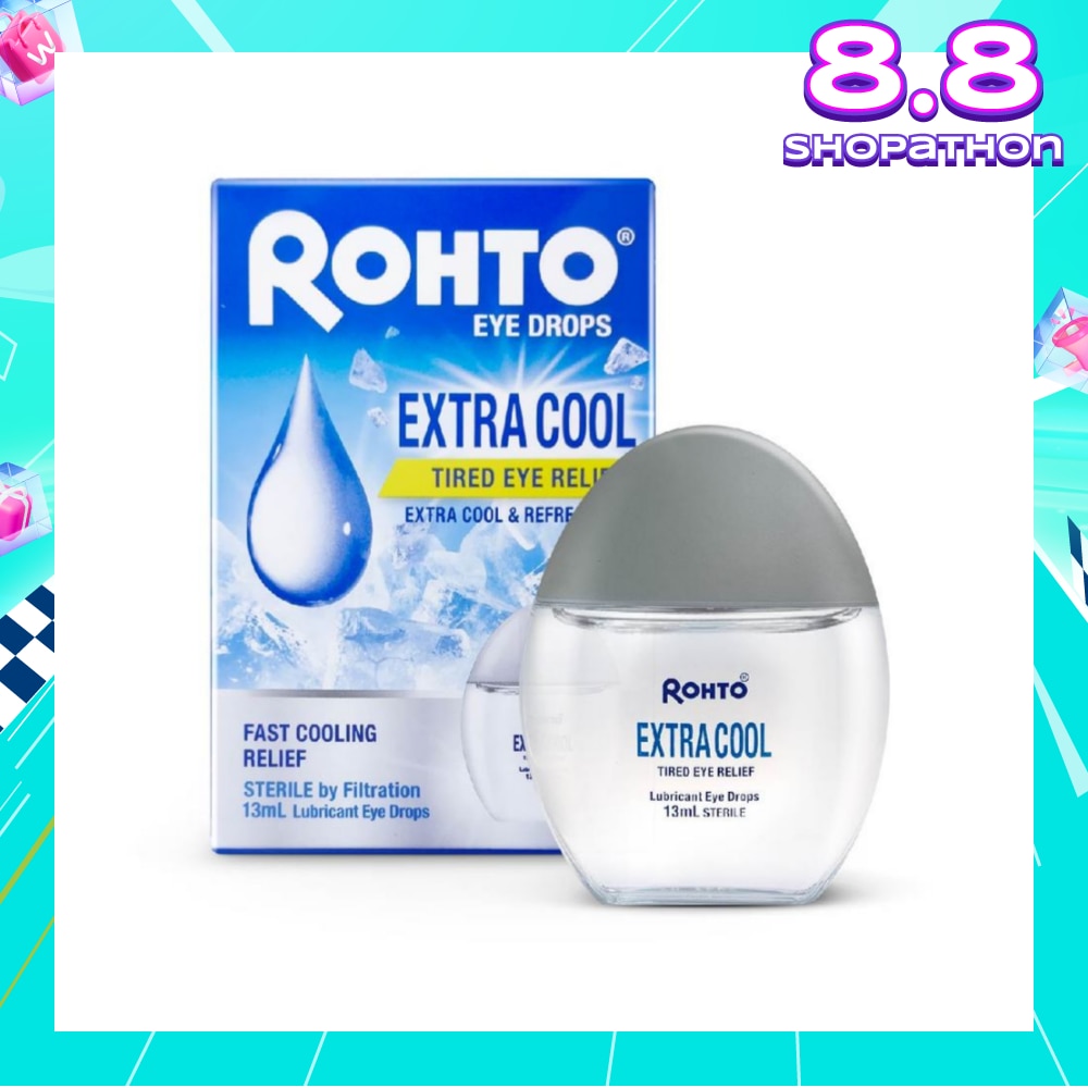Eye Drops Extra Cool (Sterile + Fast Cooling  Relief + For Tired Eye) 13ml