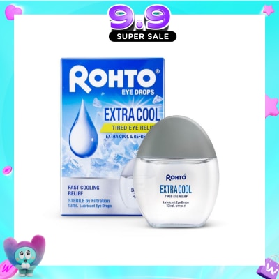 ROHTO EYE DROPS - Eye Drops Extra Cool (Sterile + Fast Cooling Relief + For Tired Eye) 13ml image